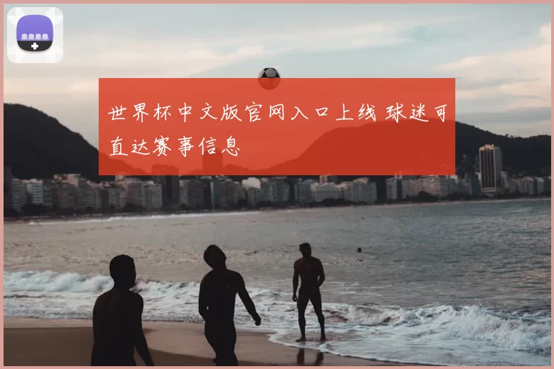 世界杯中文版官网入口上线 球迷可直达赛事信息