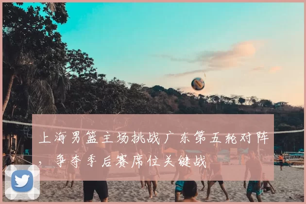上海男篮主场挑战广东第五轮对阵，争夺季后赛席位关键战