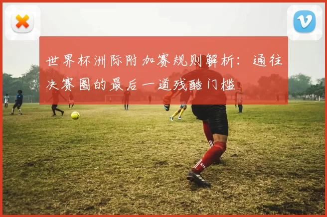 世界杯洲际附加赛规则解析：通往决赛圈的最后一道残酷门槛