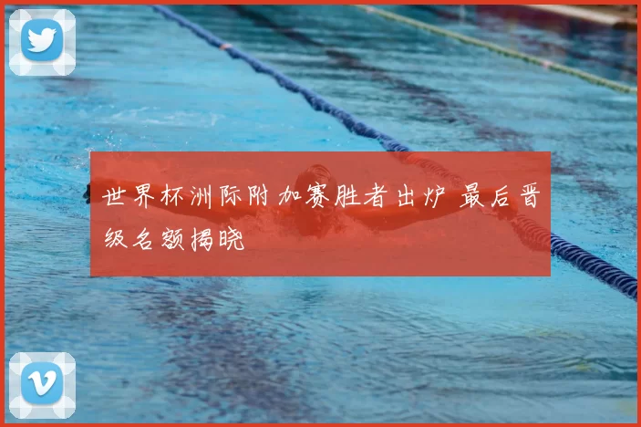 世界杯洲际附加赛胜者出炉 最后晋级名额揭晓