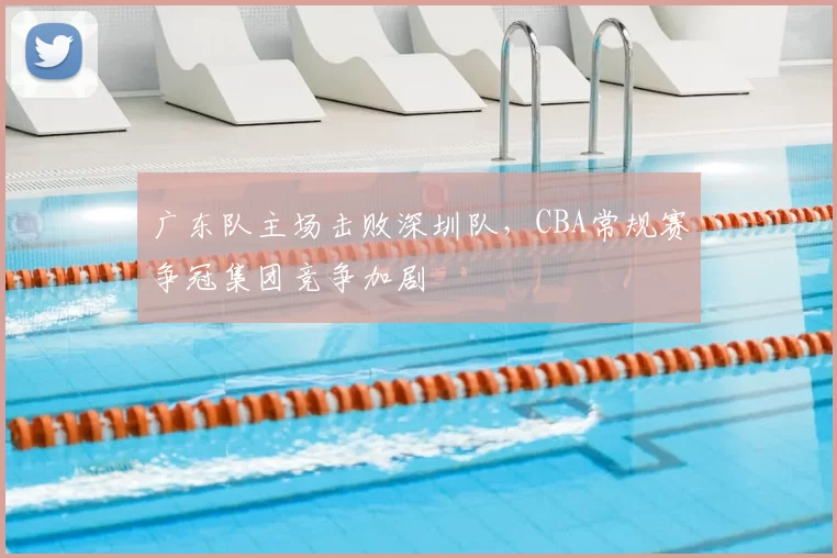 广东队主场击败深圳队，CBA常规赛争冠集团竞争加剧
